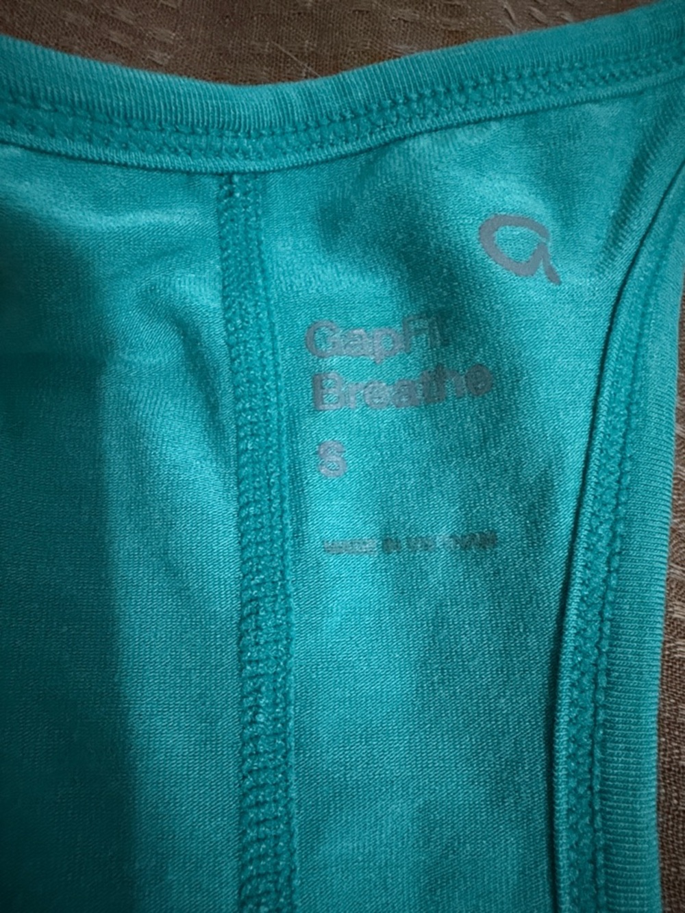Gap Teal Racerback Tank Top - Picture 2 of 3
